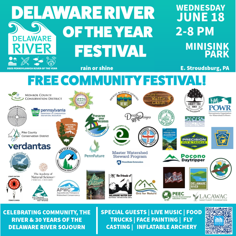 Delaware River of the Year Festival Flyer.